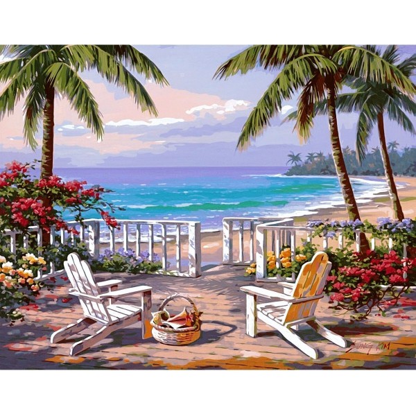 Strand - Måla efter nummer