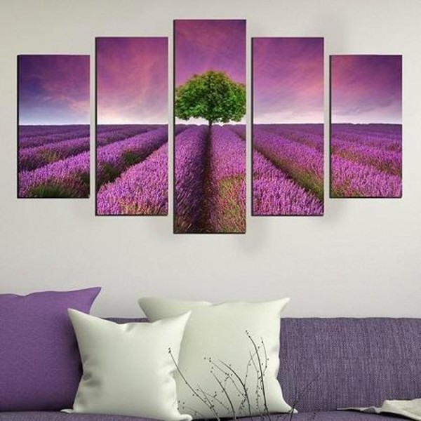 Lavendel fält | 5 delar