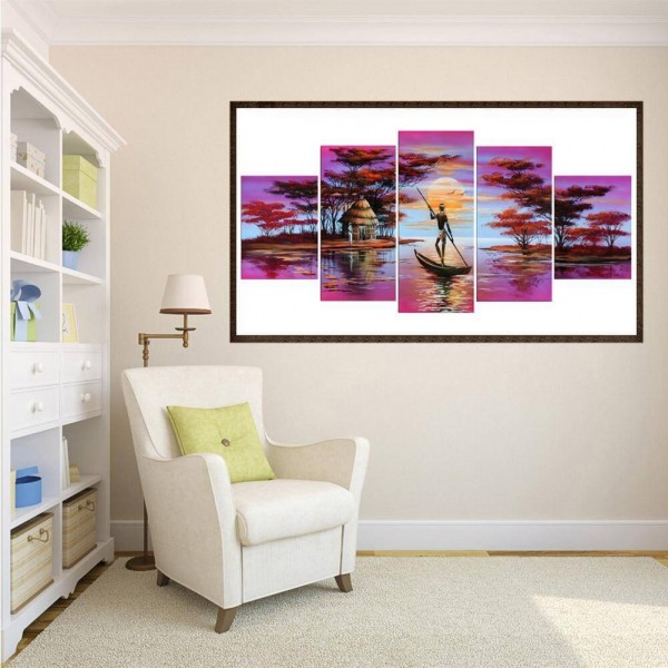 Rosa soluppgång | 5 delar