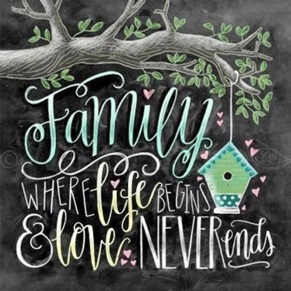 Familj, där livet börjar och kärleken aldrig slutar | Text