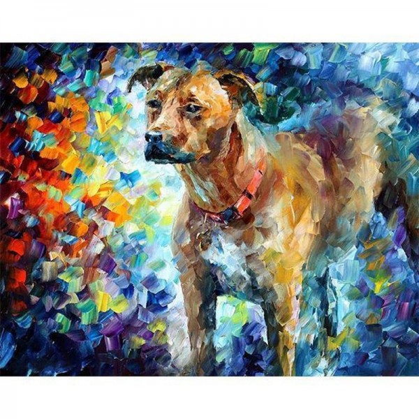 Hund | Måla efter nummer