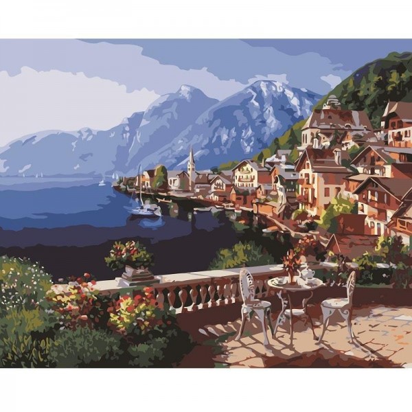 Strand | Måla efter nummer