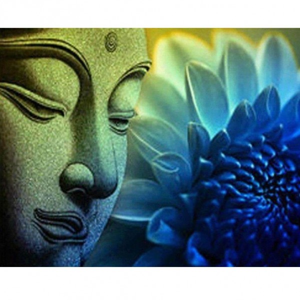 Buddha och lotus