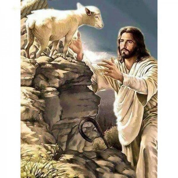 Jesus med lamm