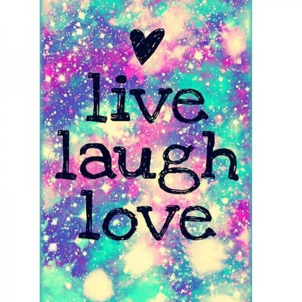 Live, laugh, love | Text