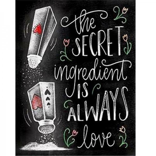 The secret ingredient is always love | Text