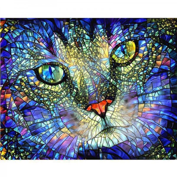 Mosaik katt